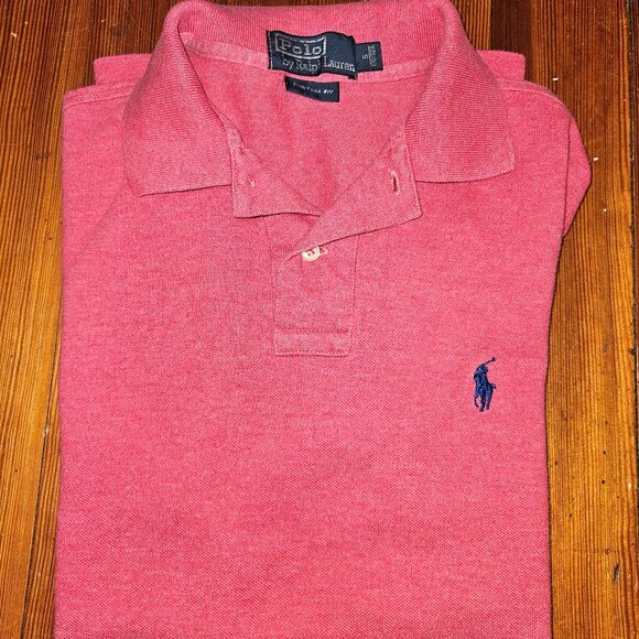 Vintage Ralph Lauren Polo Shirt Nantucket Red [Custom Fit Sz Sm] - Picture 1 of 7